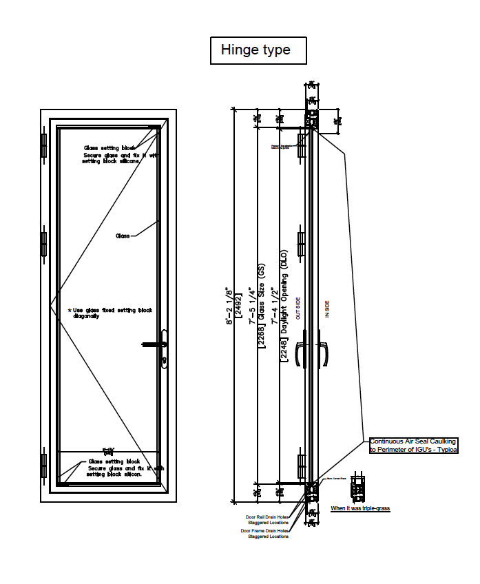 Swinging Doors  Oneonta Window &Door